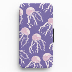 Jellyfish Pattern - Sealife Flip / Wallet Phone Case