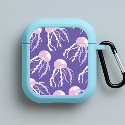 Jellyfish Pattern - Sealife Blue AirPods Case