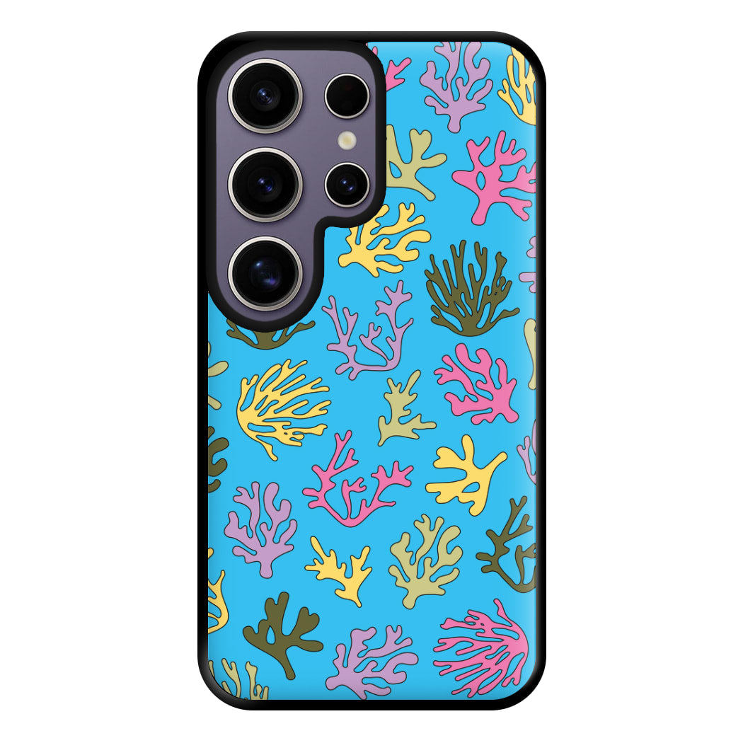 Coral Pattern - Sealife Phone Case for Galaxy S25 Ultra