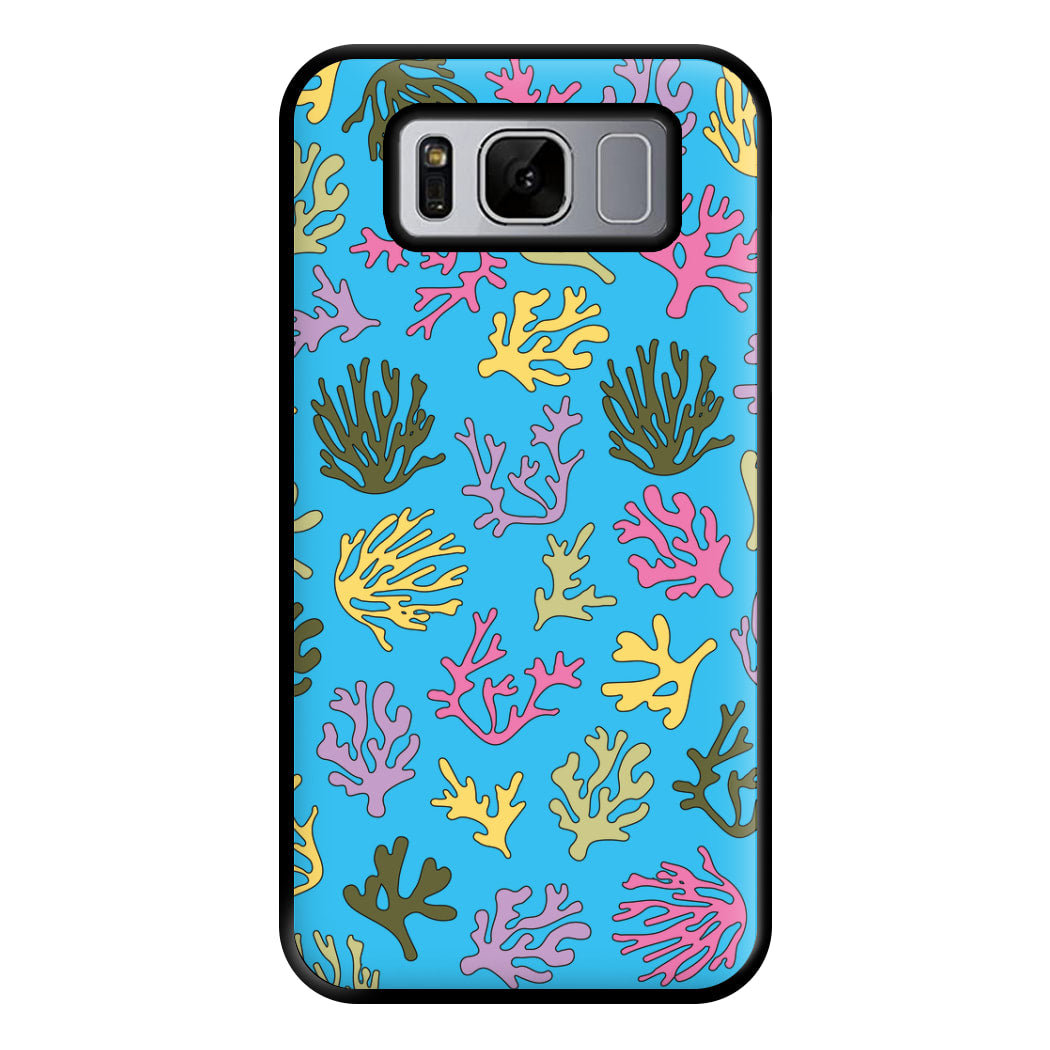 Coral Pattern - Sealife Phone Case for Galaxy S8 Plus