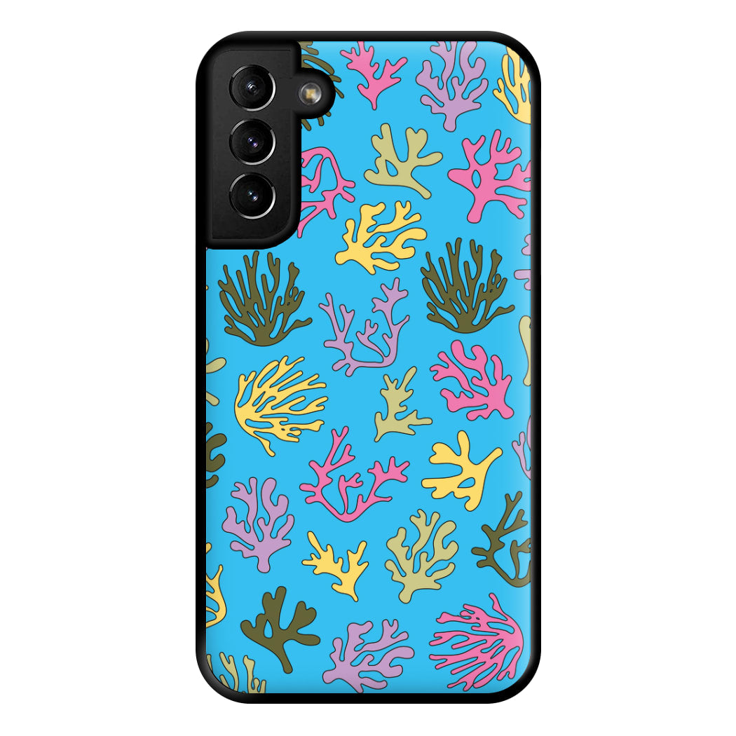 Coral Pattern - Sealife Phone Case for Galaxy S21 Plus