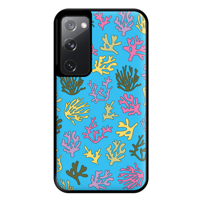 Coral Pattern - Sealife Phone Case for Galaxy S20FE