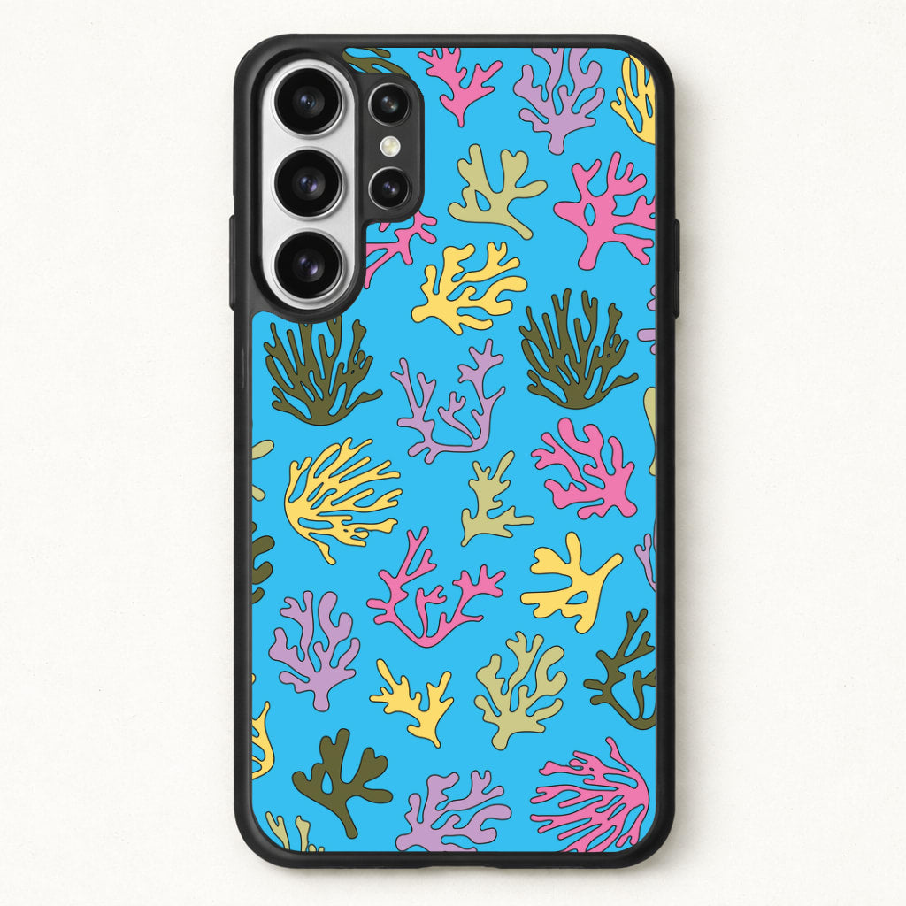 Coral Pattern - Sealife Phone Case for Galaxy S26 Ultra