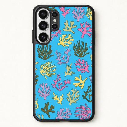 Coral Pattern - Sealife Phone Case for Galaxy S26 Ultra