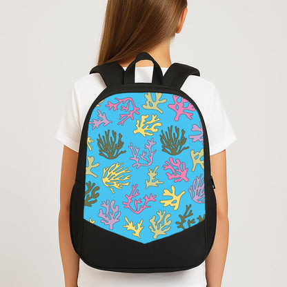 Coral Pattern - Sealife Large School Bag