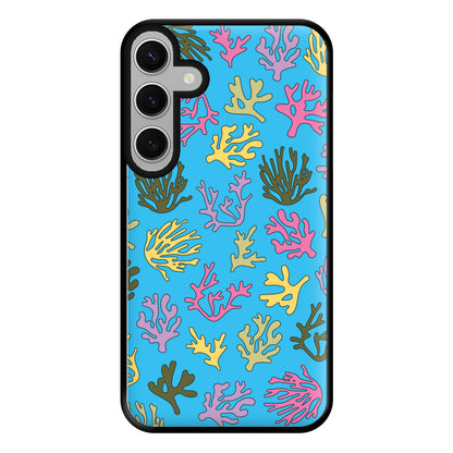 Coral Pattern - Sealife Phone Case for Galaxy S24FE