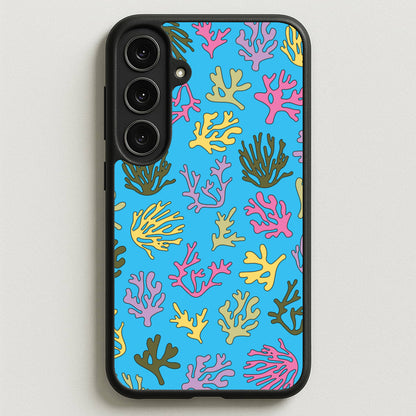Coral Pattern - Sealife Phone Case for Galaxy S25FE