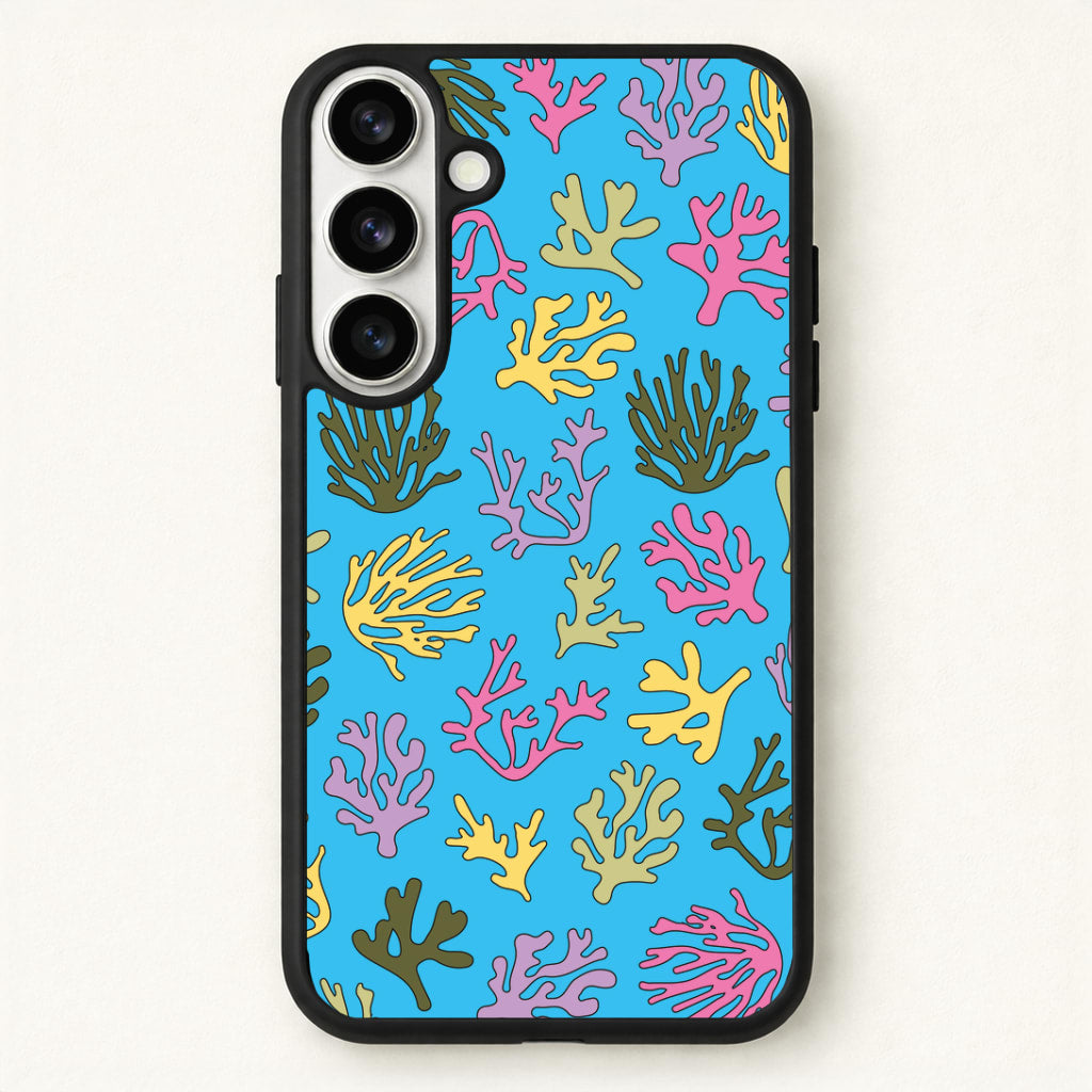 Coral Pattern - Sealife Phone Case for Galaxy S26