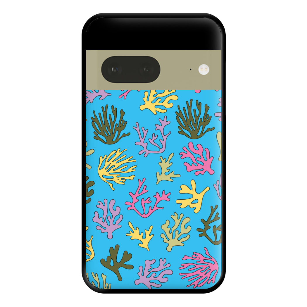 Coral Pattern - Sealife Phone Case for Google Pixel 7a