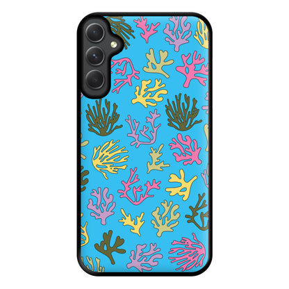 Coral Pattern - Sealife Phone Case for Galaxy A34