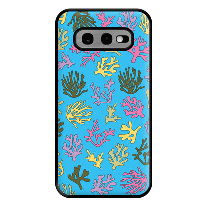 Coral Pattern - Sealife Phone Case for Galaxy S10e