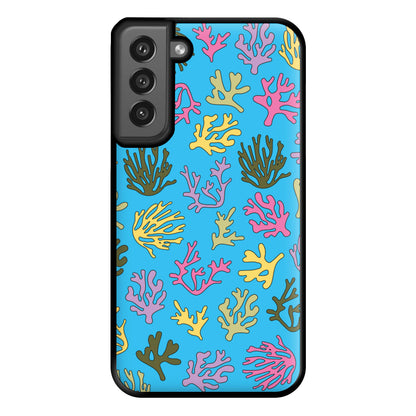 Coral Pattern - Sealife Phone Case for Galaxy S21FE