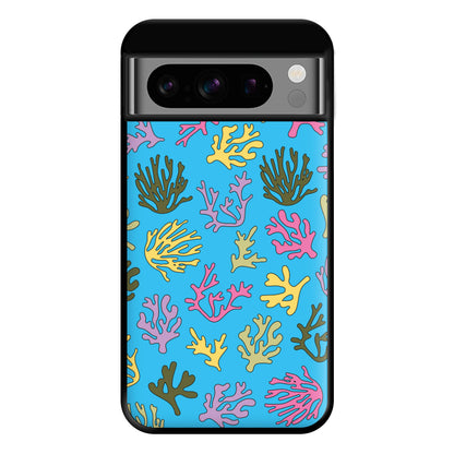 Coral Pattern - Sealife Phone Case for Google Pixel 8 Pro