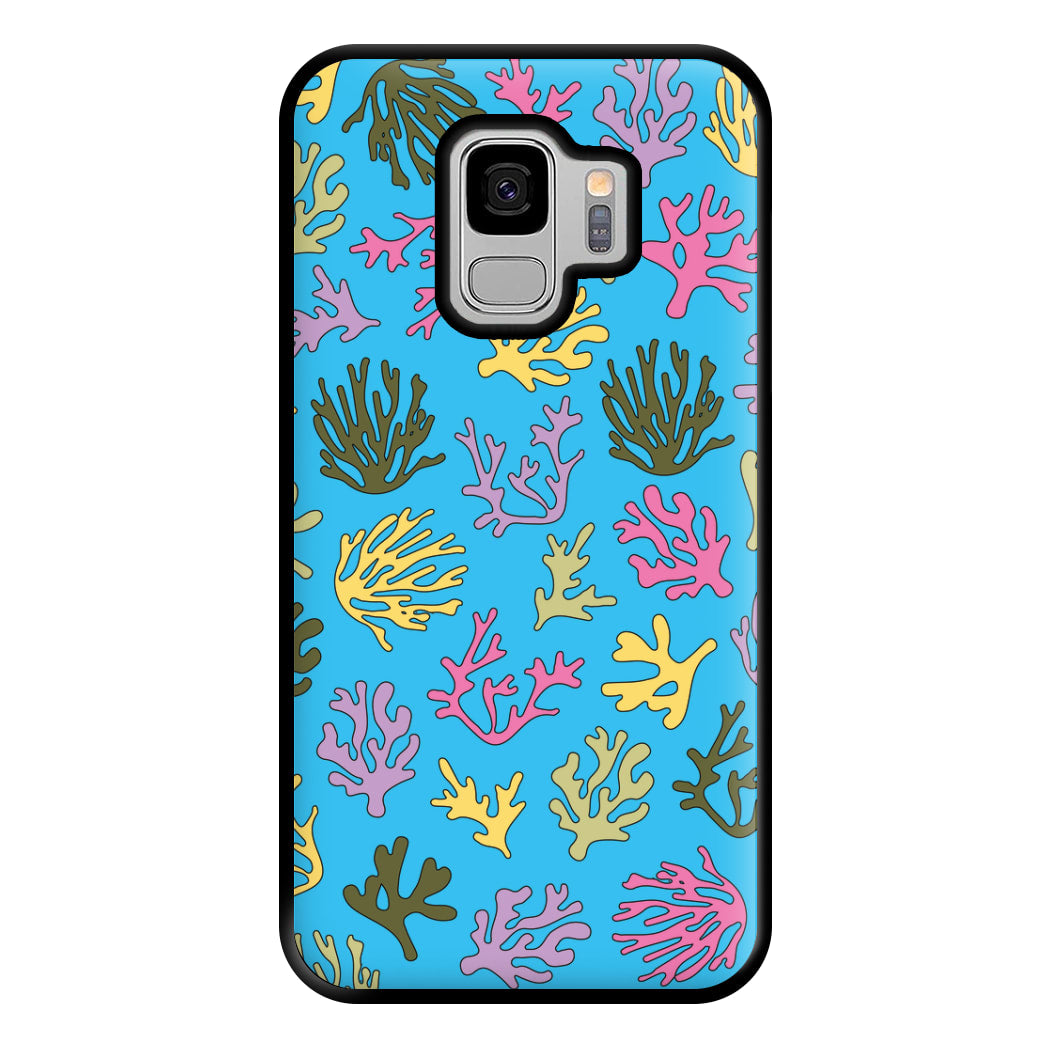 Coral Pattern - Sealife Phone Case for Galaxy S9 Plus