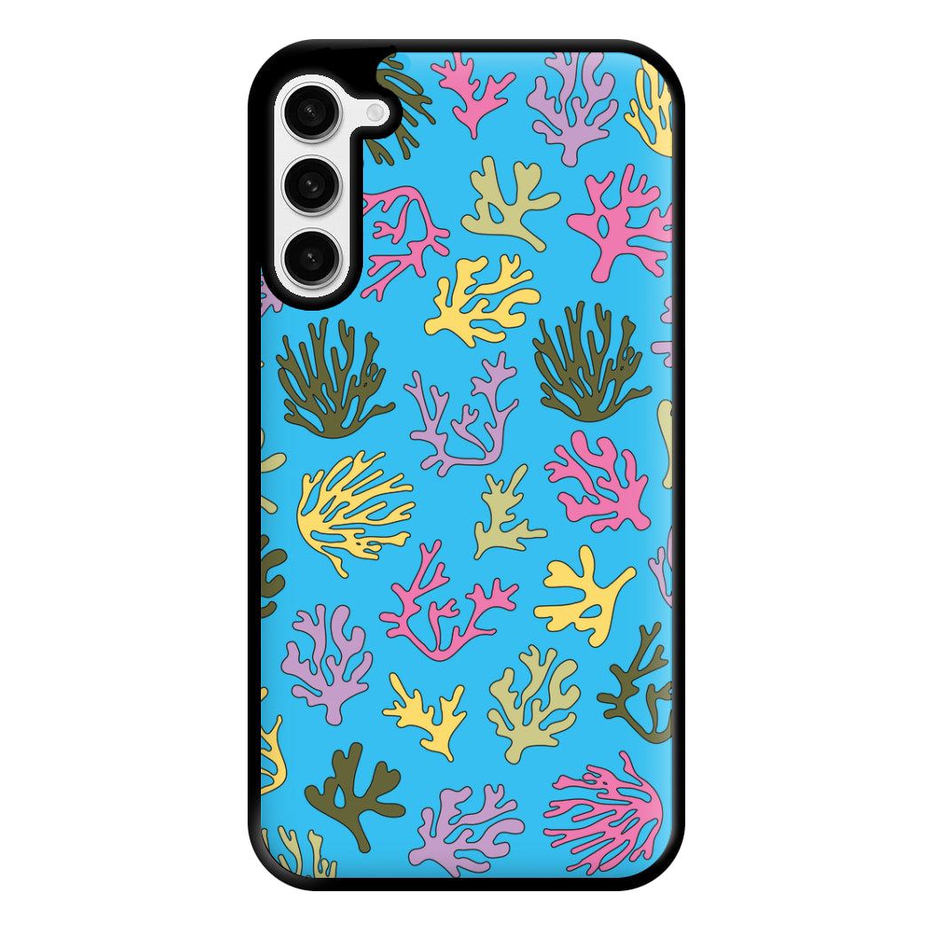 Coral Pattern - Sealife Phone Case for Galaxy S23 Plus