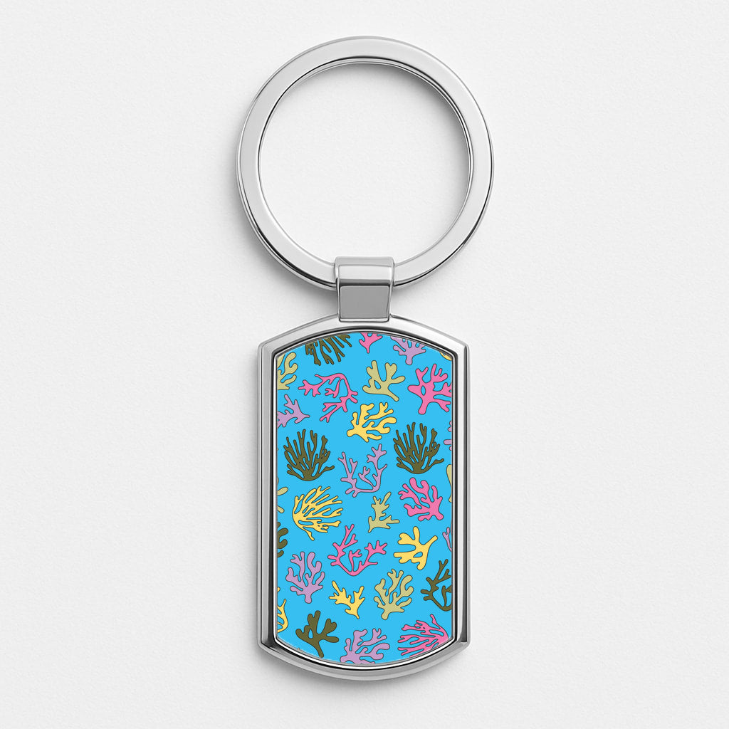 Coral Pattern - Sealife Luxury Keyring