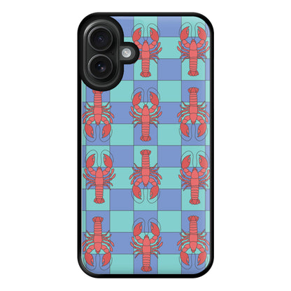 Lobster Pattern - Sealife Phone Case for iPhone 16 Plus