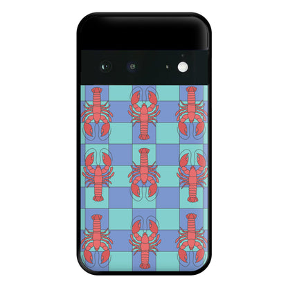 Lobster Pattern - Sealife Phone Case for Google Pixel 6a