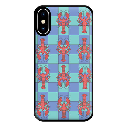 Lobster Pattern - Sealife Phone Case for iPhone XS Max