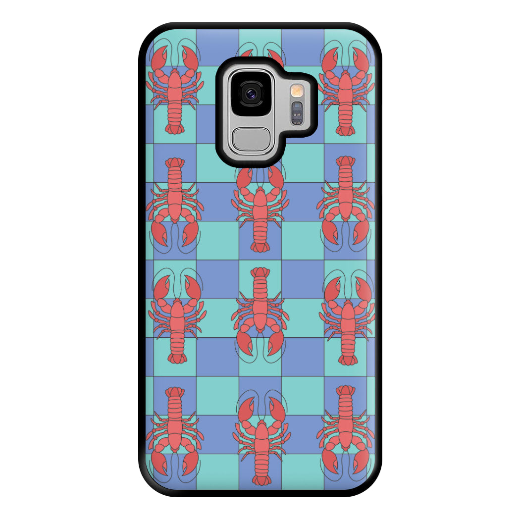 Lobster Pattern - Sealife Phone Case for Galaxy S9 Plus