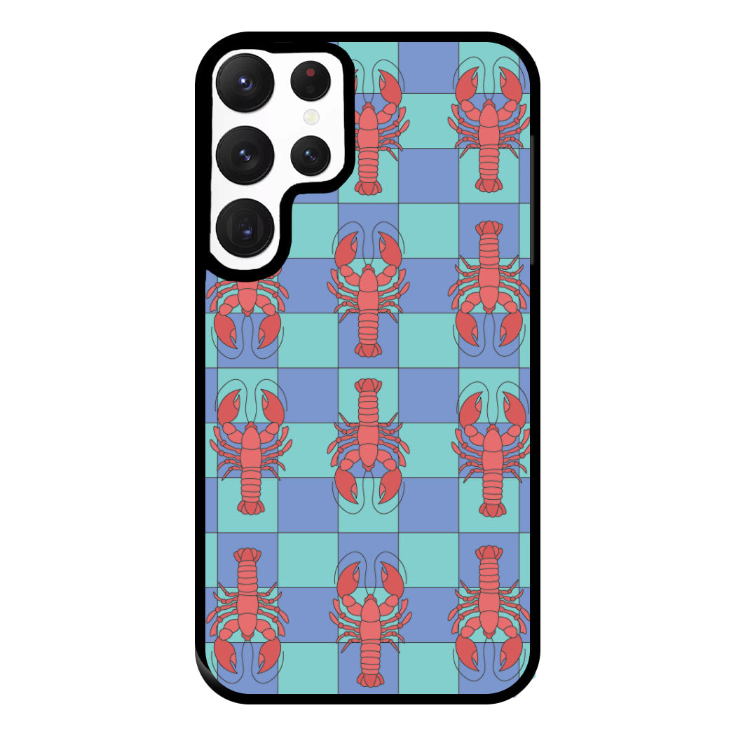 Lobster Pattern - Sealife Phone Case for Galaxy S22 Ultra