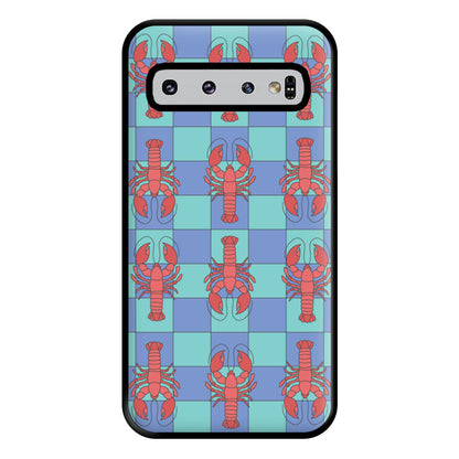 Lobster Pattern - Sealife Phone Case for Galaxy S10 Plus