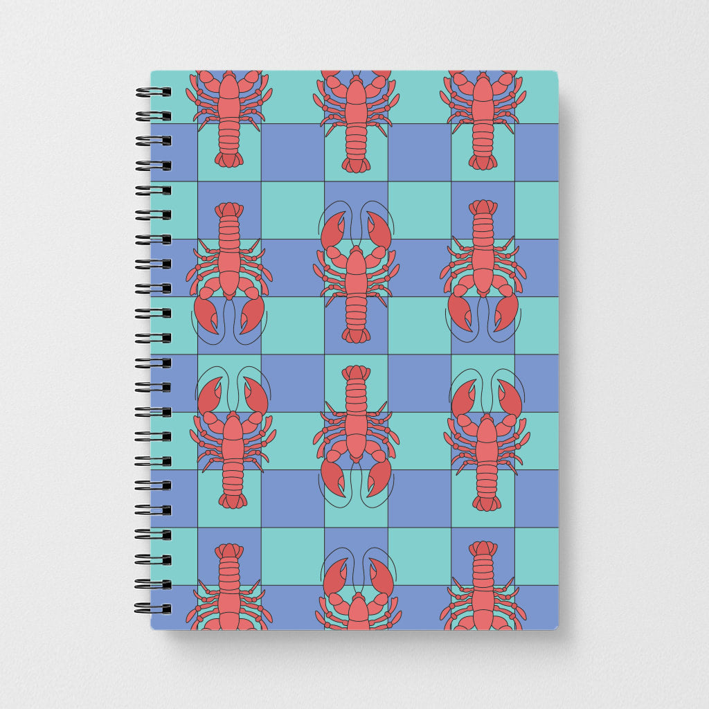 Lobster Pattern - Sealife Notebook