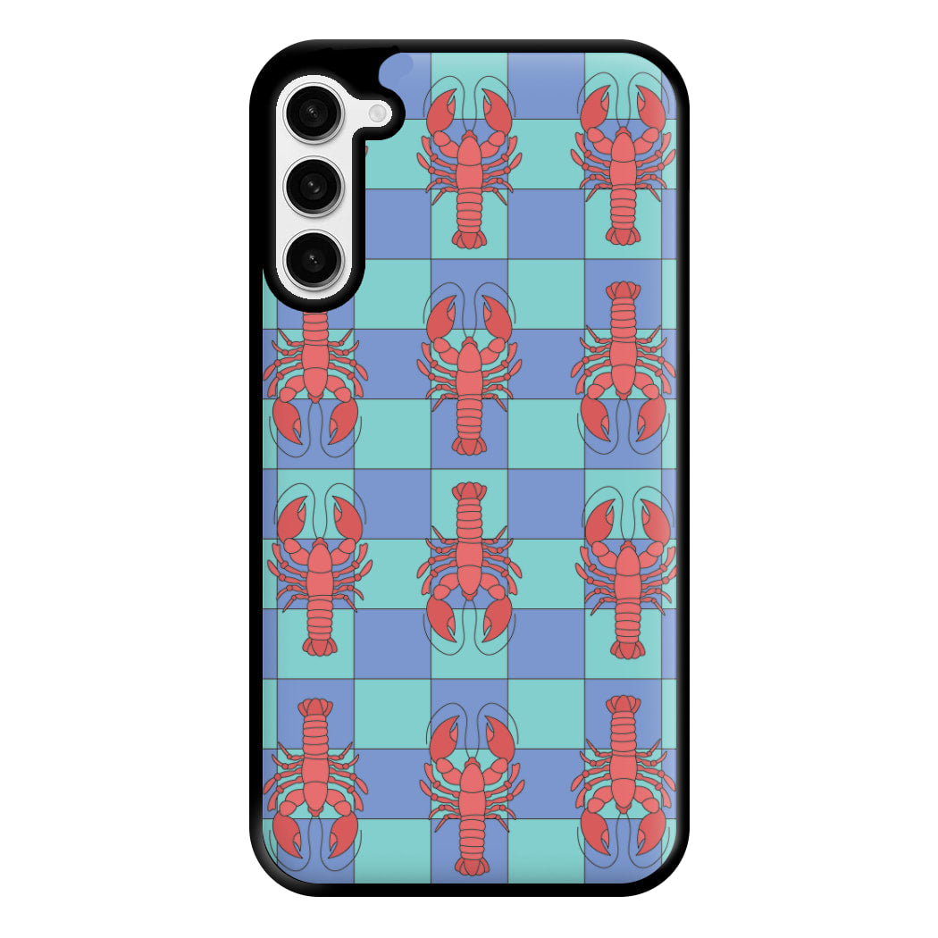 Lobster Pattern - Sealife Phone Case for Galaxy S23 Plus