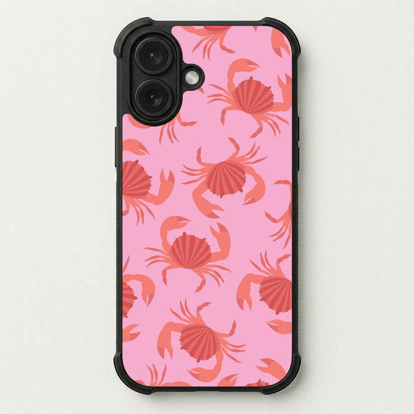 Crab Pattern - Sealife Phone Case — Bumper case