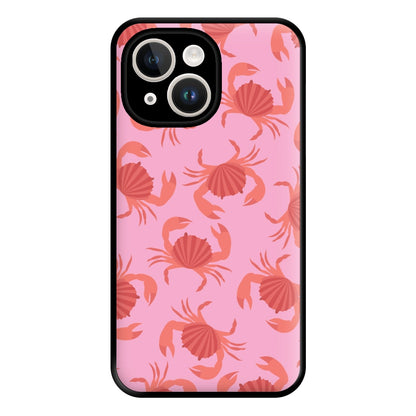 Crab Pattern - Sealife Phone Case for iPhone 14 Plus