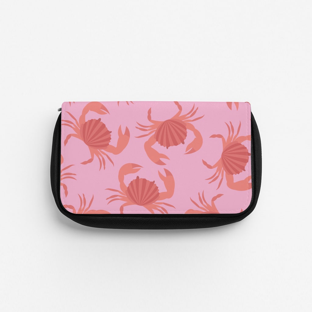 Crab Pattern - Sealife Pencil Case