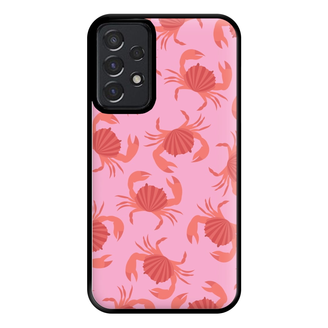 Crab Pattern - Sealife Phone Case for Galaxy A52 / A52s