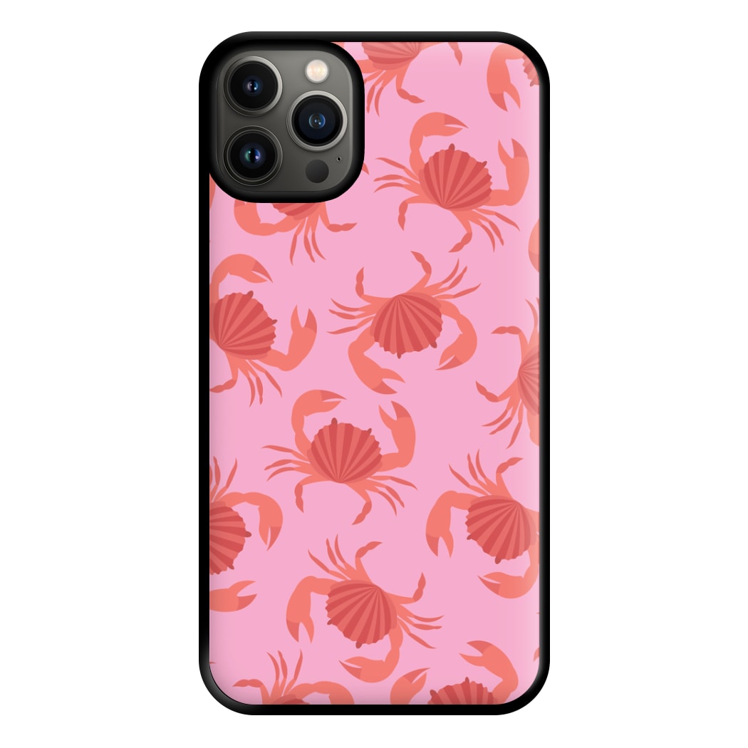 Crab Pattern - Sealife Phone Case for iPhone 13