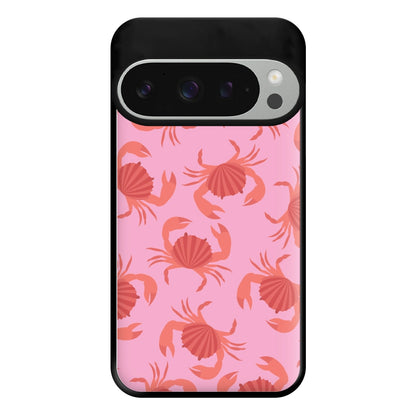 Crab Pattern - Sealife Phone Case for Google Pixel 9 Pro XL