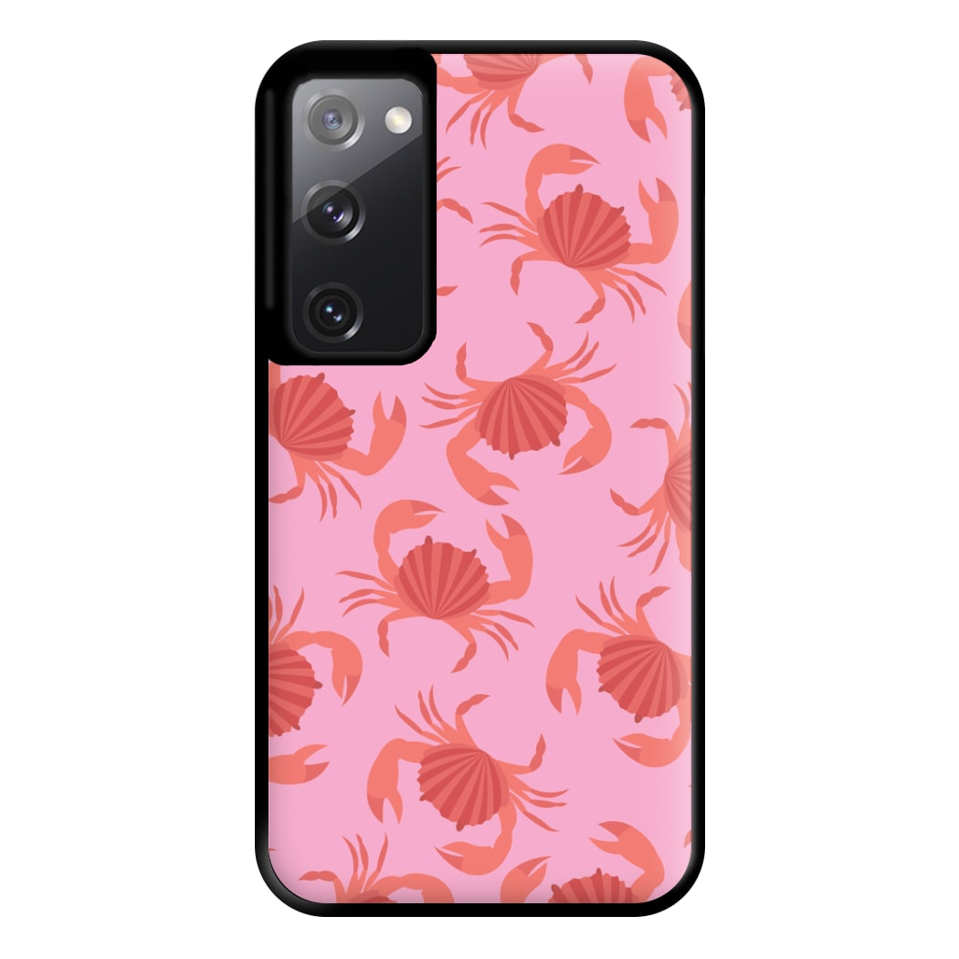 Crab Pattern - Sealife Phone Case for Galaxy S20FE