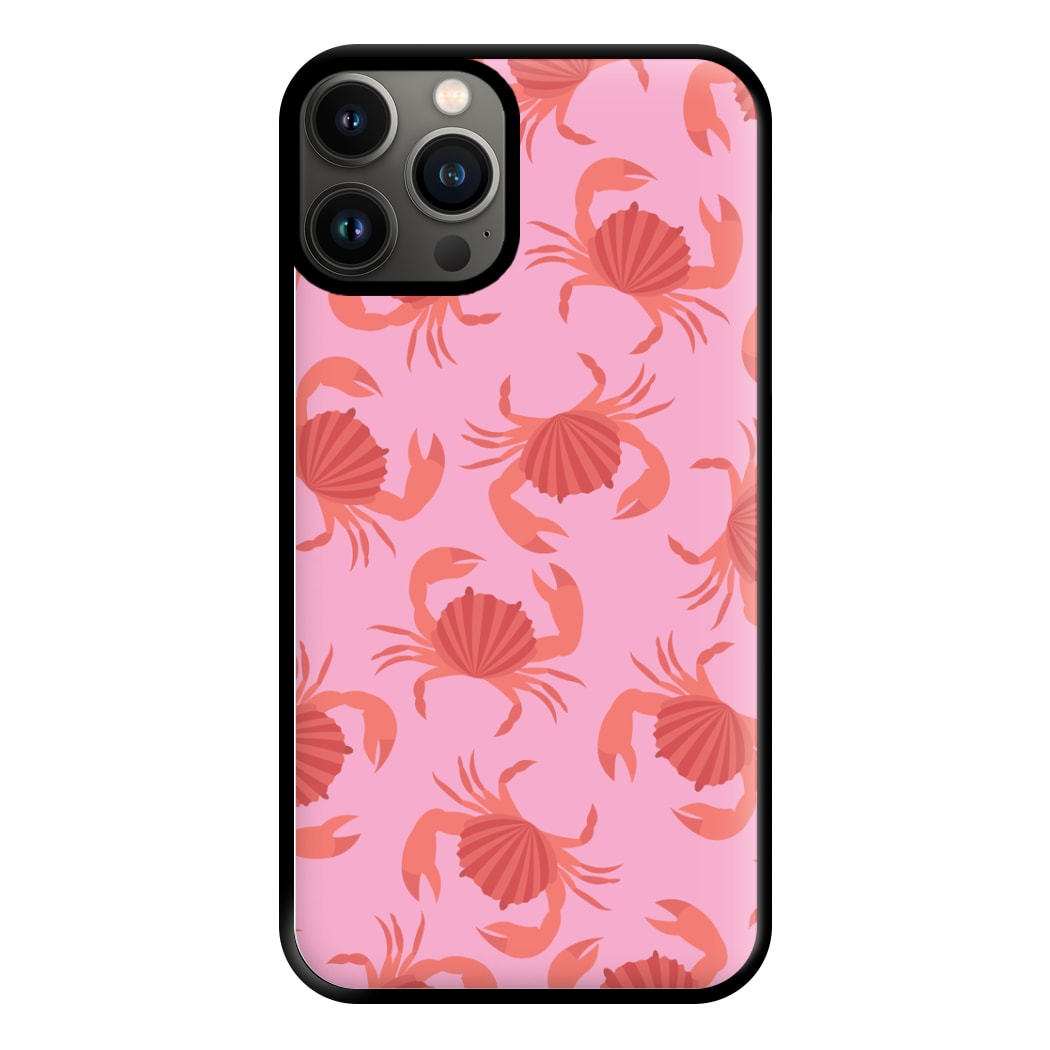 Crab Pattern - Sealife Phone Case for iPhone 13 Pro Max