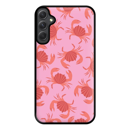 Crab Pattern - Sealife Phone Case for Galaxy A14