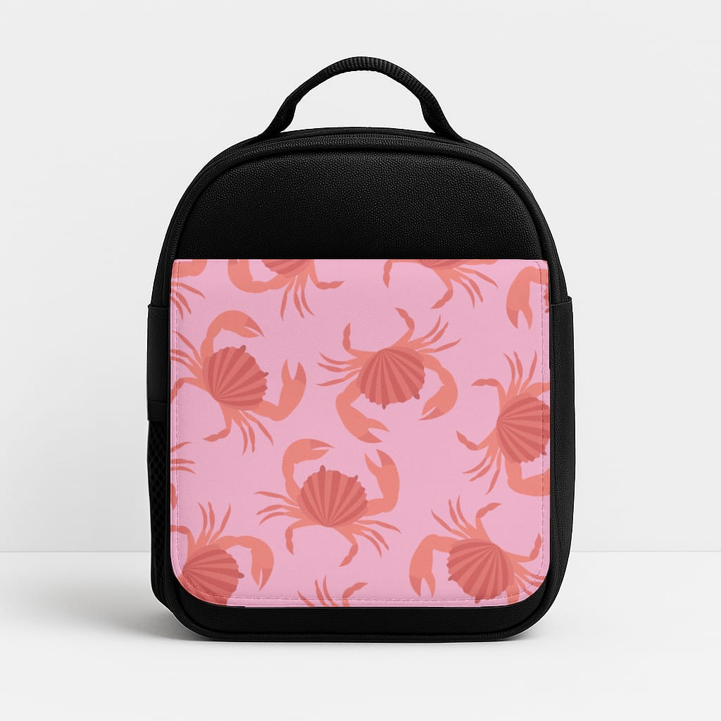 Crab Pattern - Sealife Insulated Lunchbox