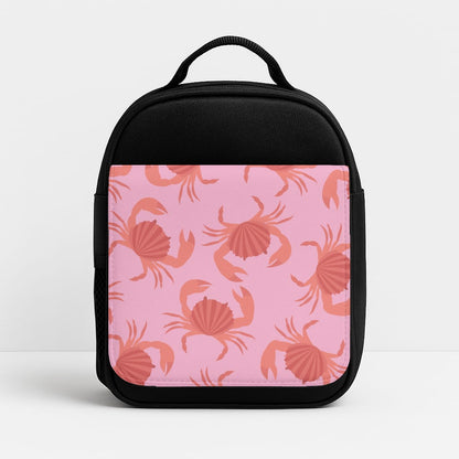 Crab Pattern - Sealife Insulated Lunchbox
