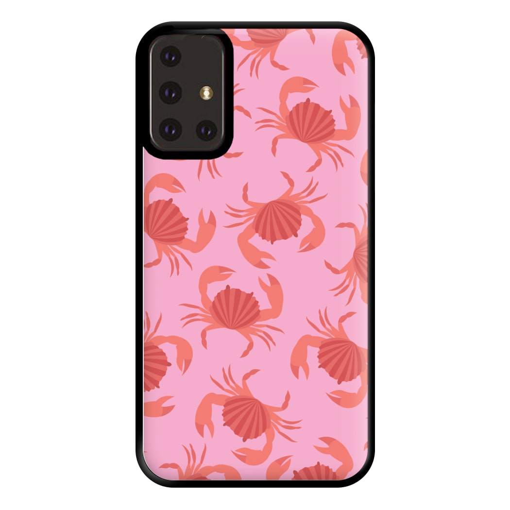 Crab Pattern - Sealife Phone Case for Galaxy A71