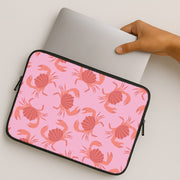 Crab Pattern - Sealife Laptop Sleeve 2
