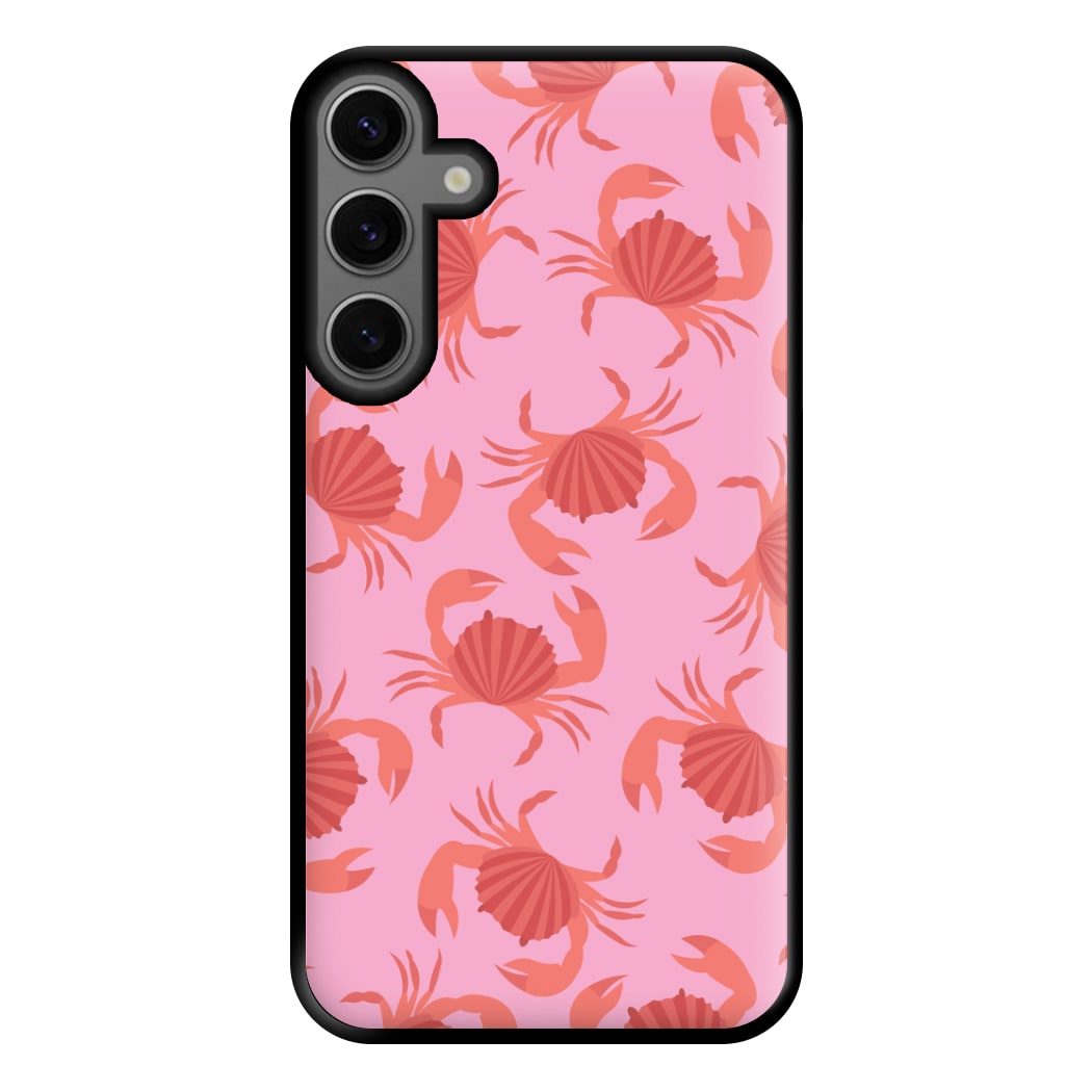 Crab Pattern - Sealife Phone Case for Galaxy S23FE