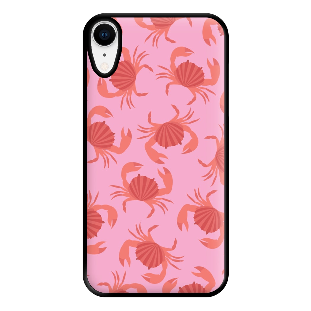 Crab Pattern - Sealife Phone Case for iPhone XR