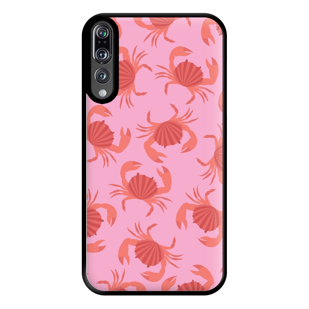 Crab Pattern - Sealife Phone Case for Huawei P20 Pro