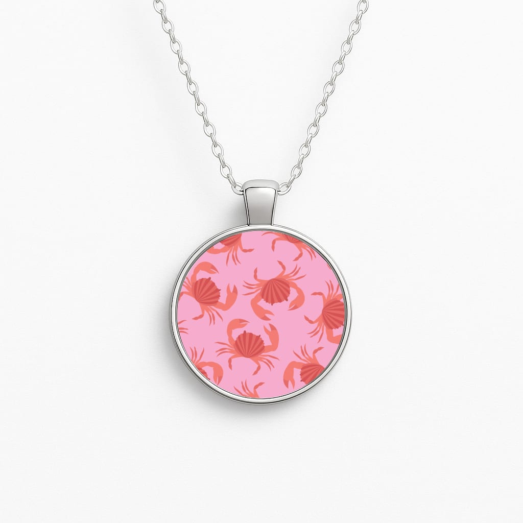 Crab Pattern - Sealife Necklace