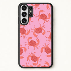 Crab Pattern - Sealife Phone Case for Galaxy S26 Ultra
