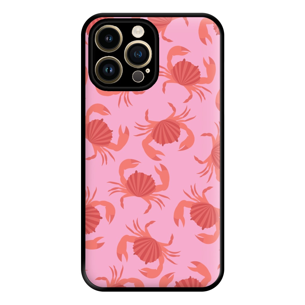 Crab Pattern - Sealife Phone Case for iPhone 14 Pro Max