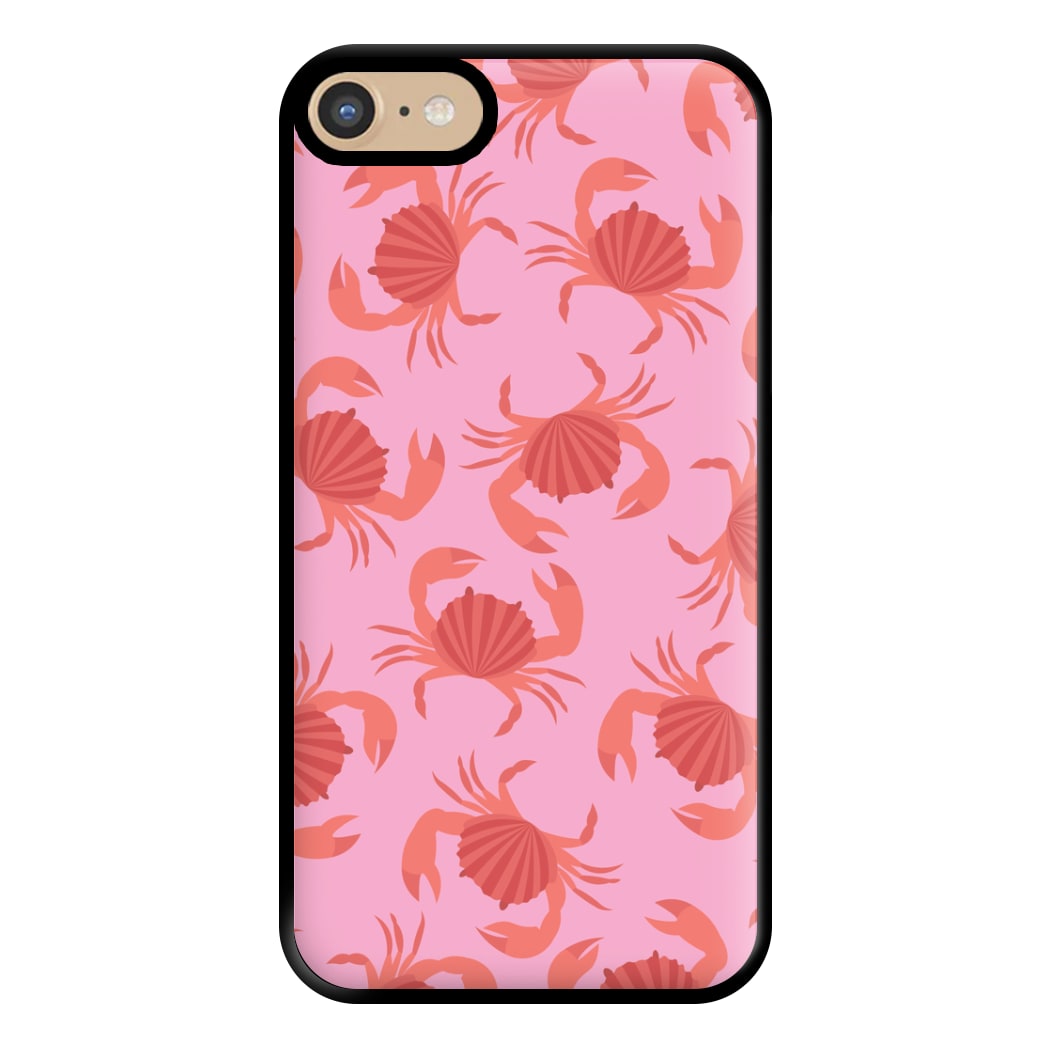 Crab Pattern - Sealife Phone Case for iPhone 6 / 7 / 8 / SE