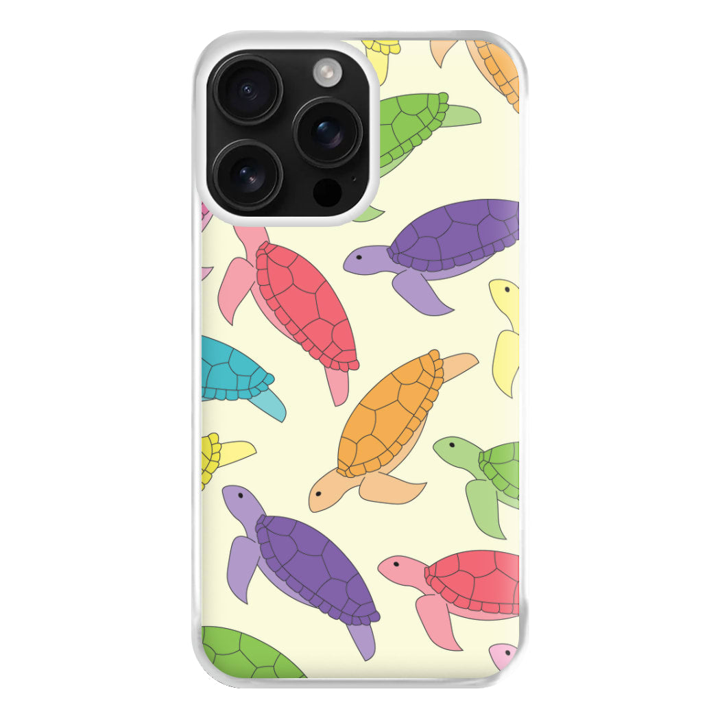 Multi Coloured Turtle Pattern - Sealife Phone Case