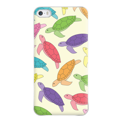 Multi Coloured Turtle Pattern - Sealife Phone Case for iPhone 5 / 5s / SE 2016